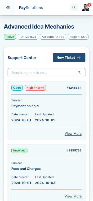 Pay Solutions Web App